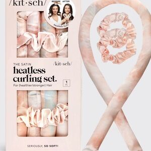Satin Heatless Curling Set - Sunset Tie Dye
